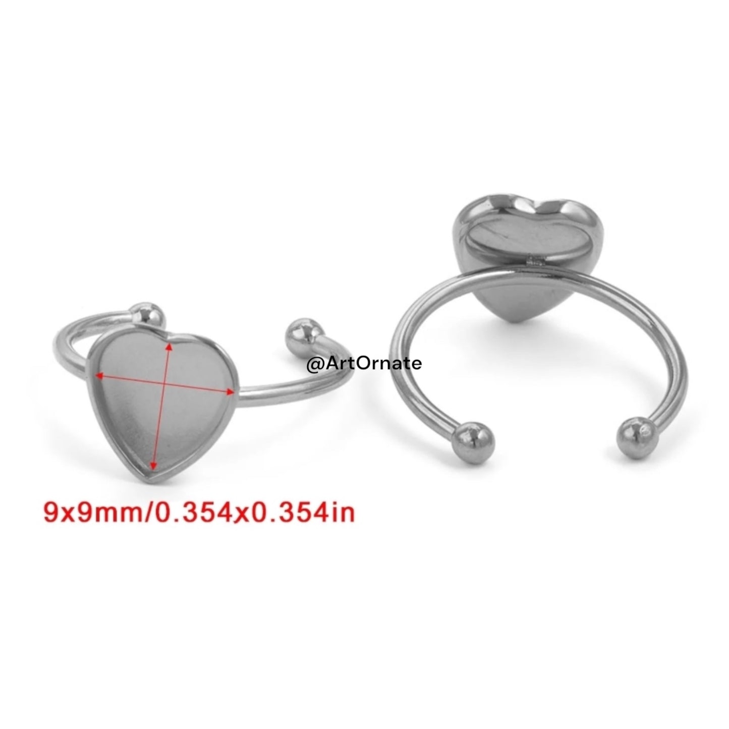 Non rusting jewelry base for resin art in Delhi and across India