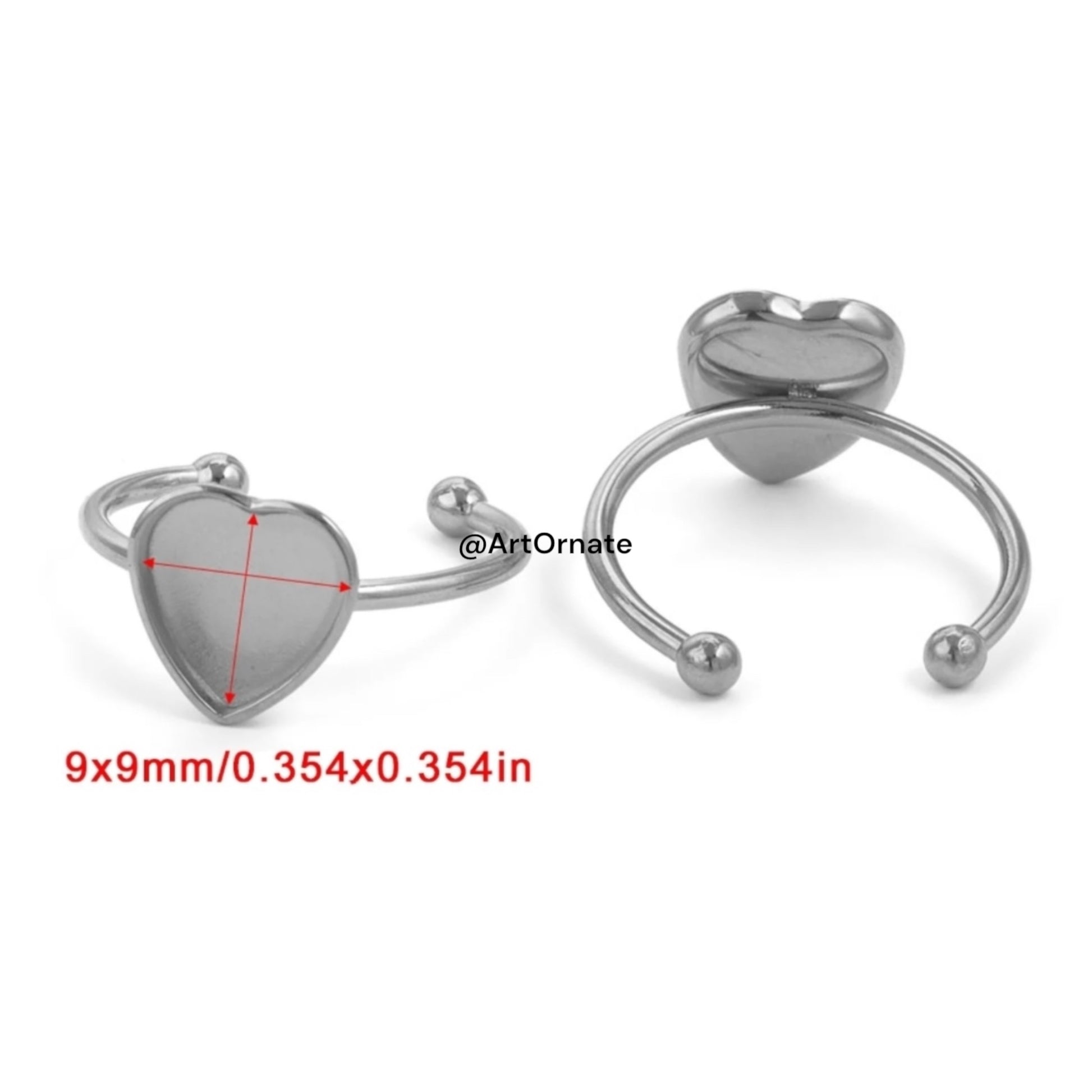 Non rusting jewelry base for resin art in Delhi and across India