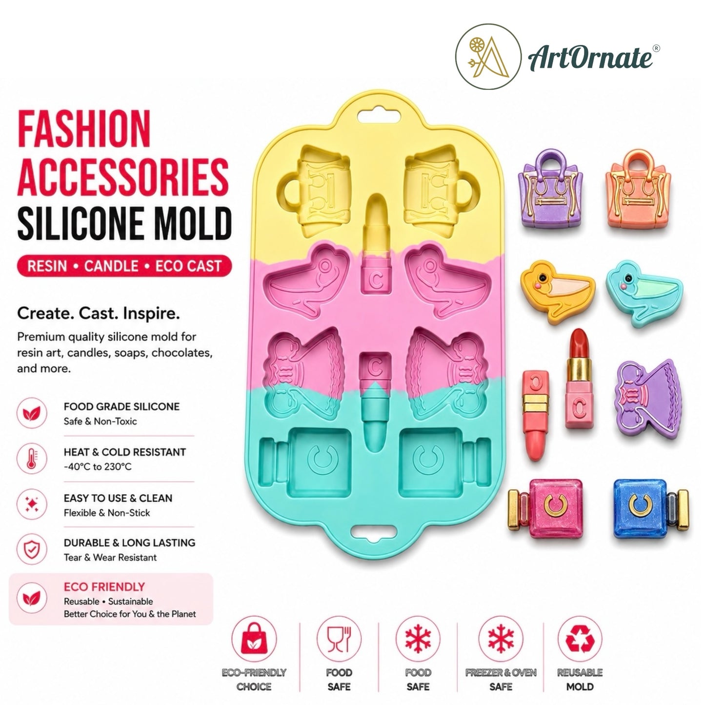 Fashion Accessories Silicone Mould