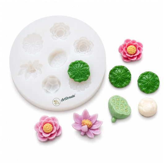 Lotus Pond Silicone Mould (40-23)