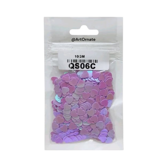 HEART SEQUINS (QS06C)