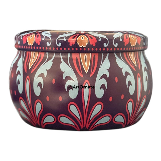 Premium Candle Tin Jar – Durable, Heat-Resistant Metal Containers for Candle Making in India - U