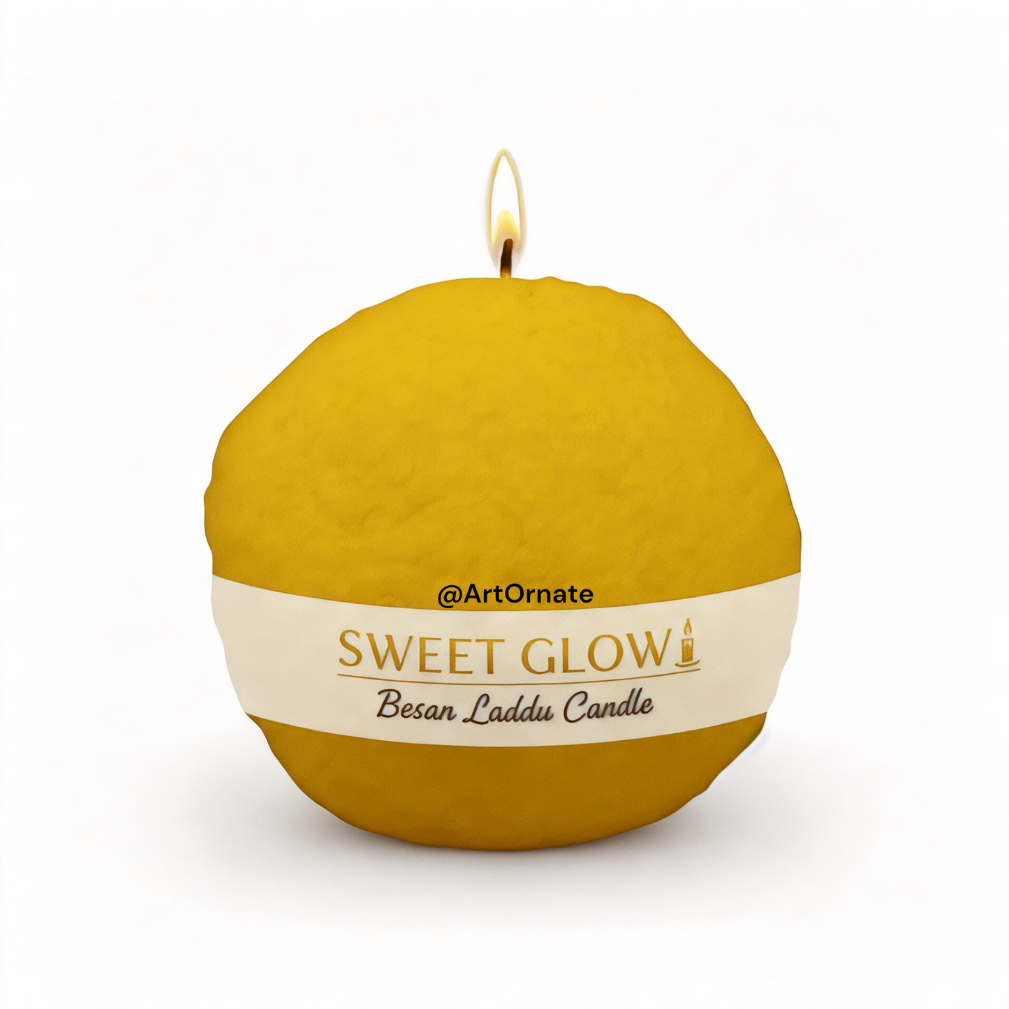 Besan Laddu Candle Silicone Mould (38-71)