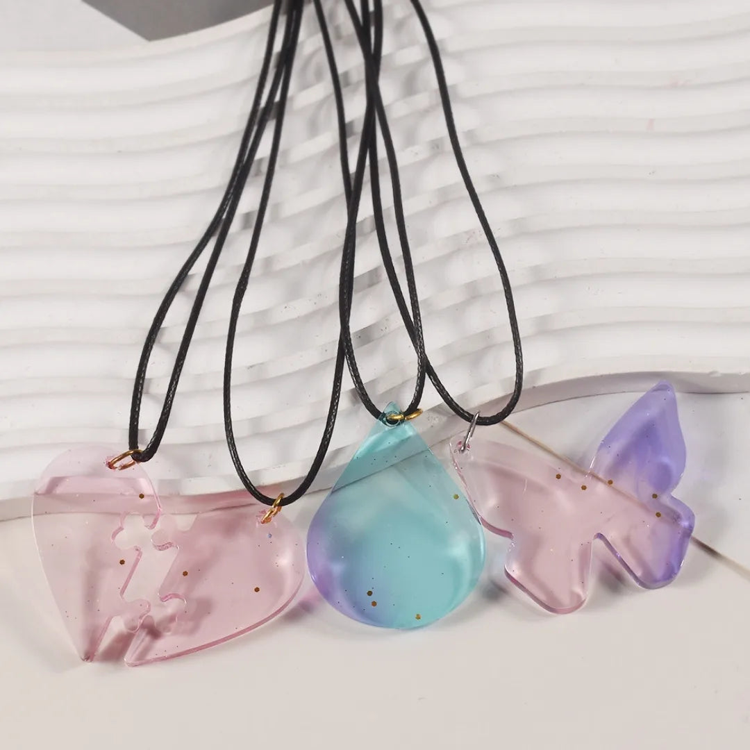 Multi cavity 11 slot silicone mould for resin pendant and keychain making, reusable mould for epoxy resin in India