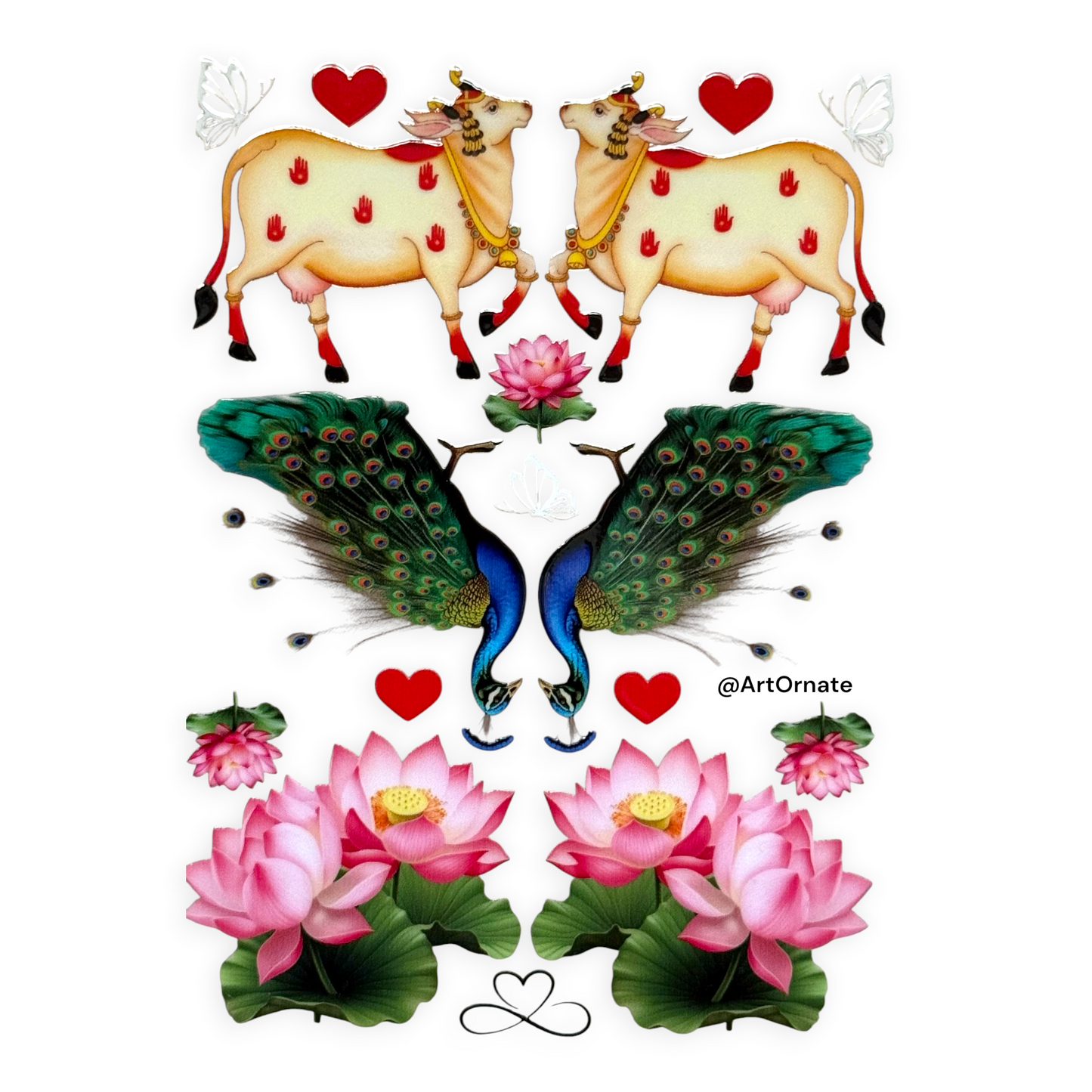 Pichwai UV DTF Sticker (UV058)
