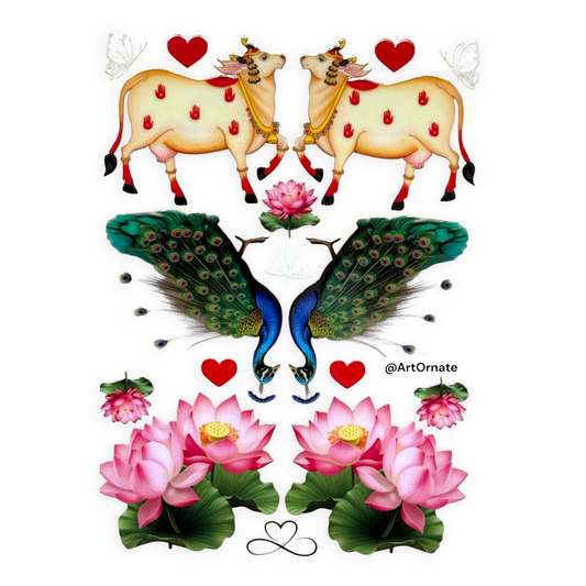 Pichwai UV DTF Sticker (UV058)