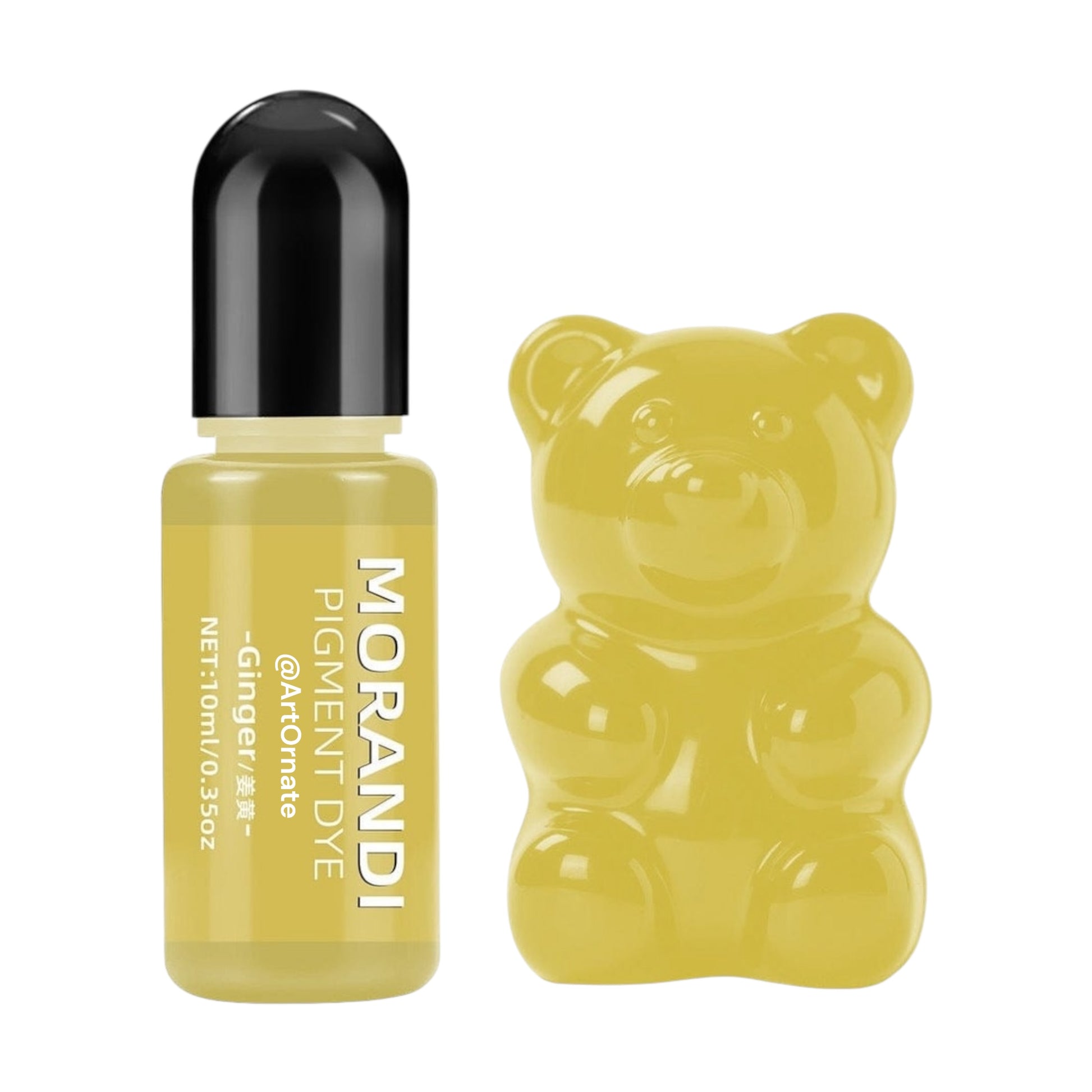 Morandi ginger opaque resin pigment dye for epoxy and UV resin, perfect for resin jewellery, coasters, keychains, trays, and creative DIY resin art projects in India