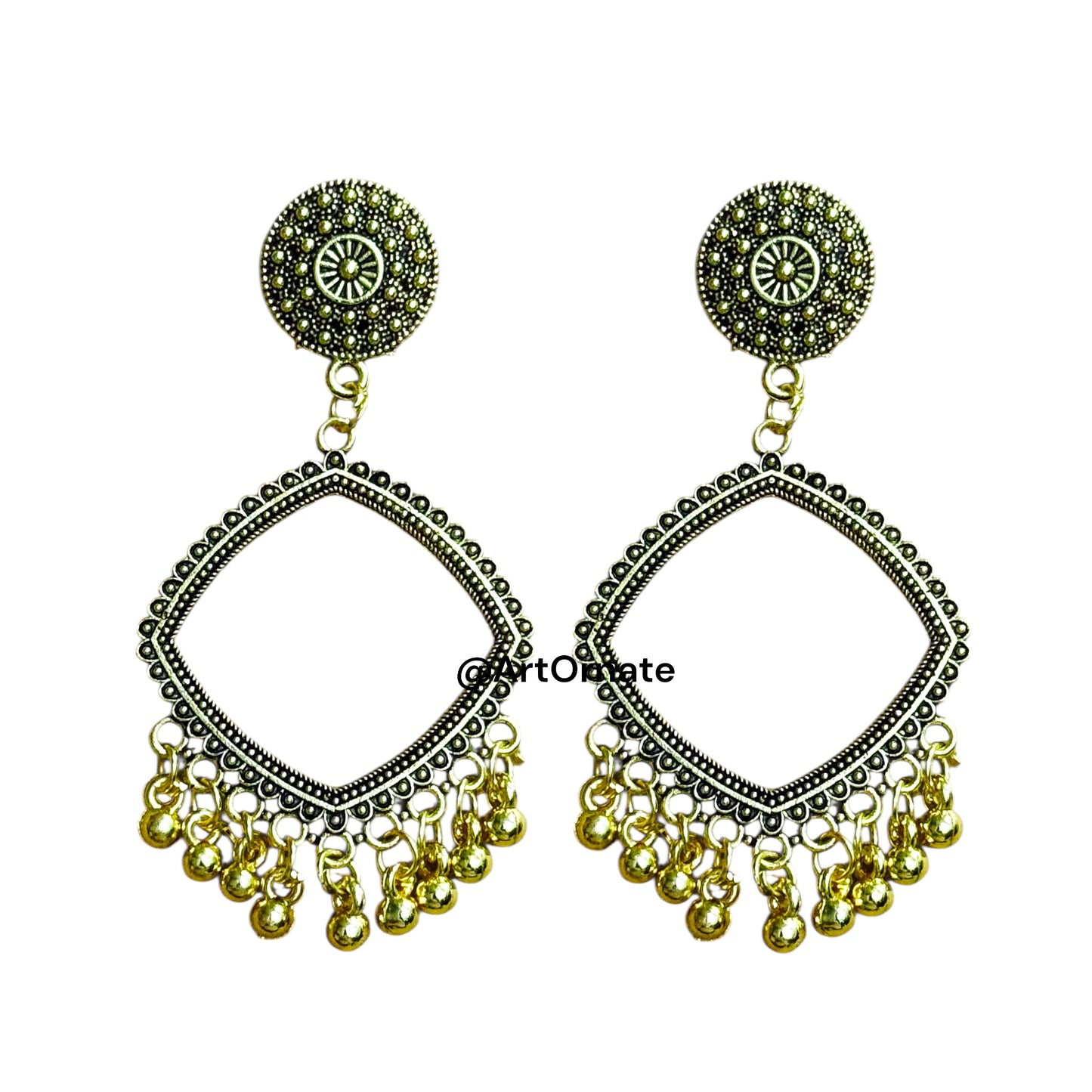 Metal Jhumka resin bezels for DIY resin jewellery making