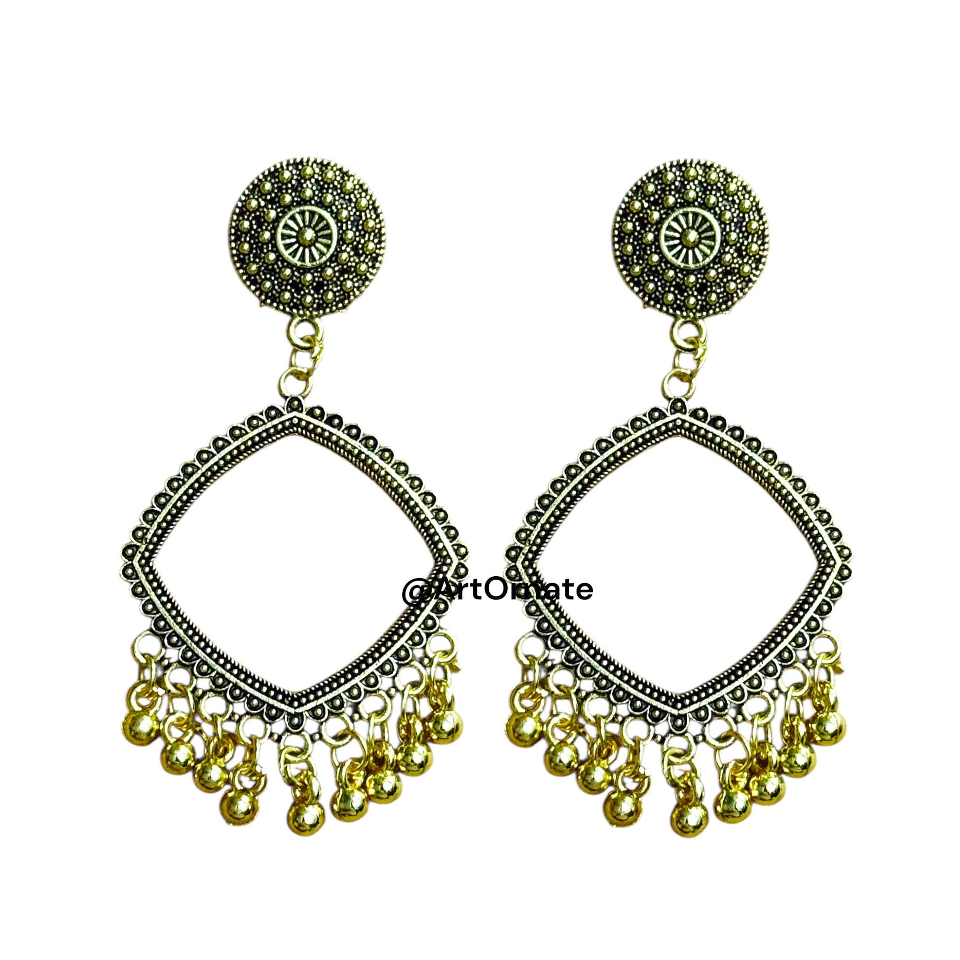Metal Jhumka resin bezels for DIY resin jewellery making