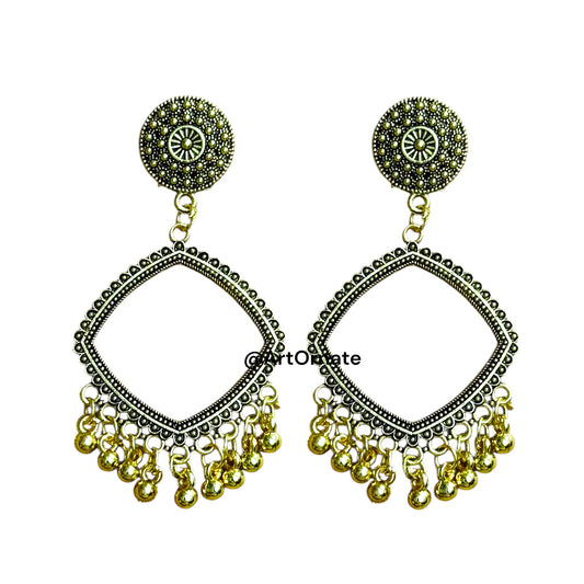 Metal Jhumka resin bezels for DIY resin jewellery making