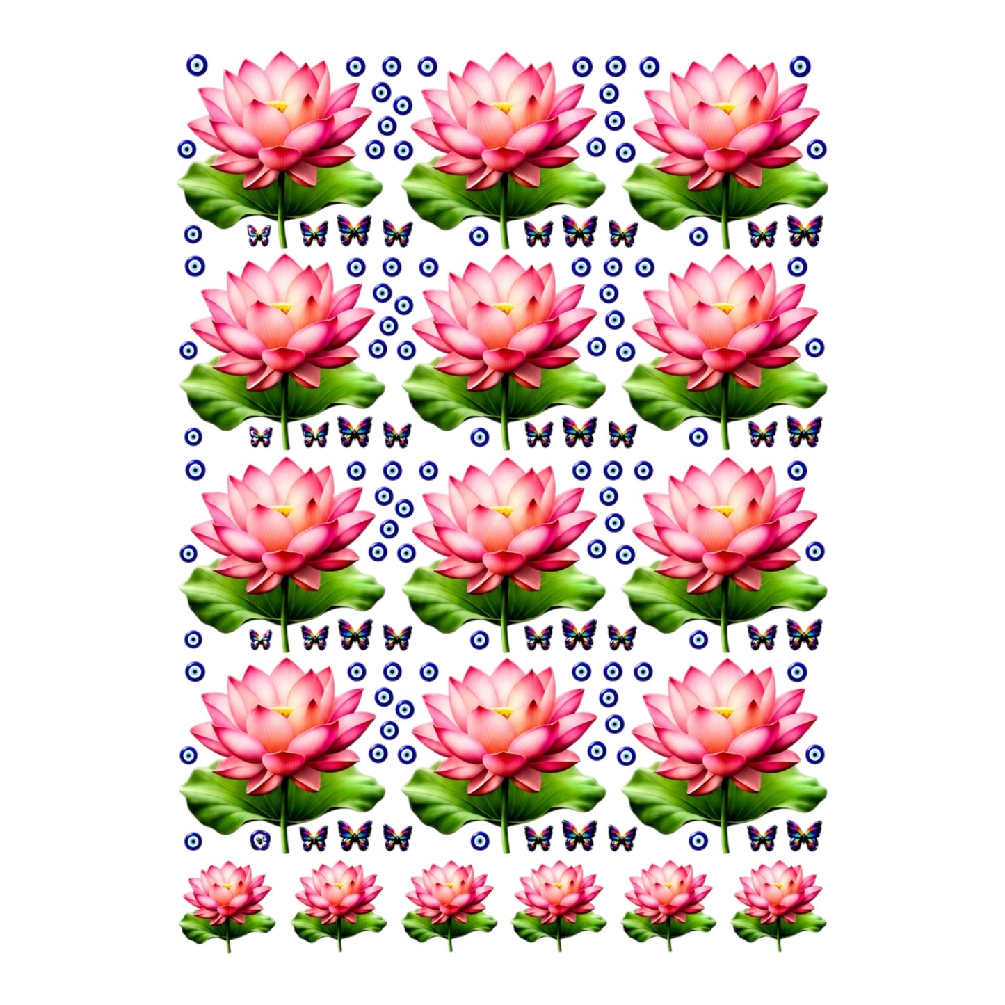 Lotus Flower UV DTF Sticker (UV071)