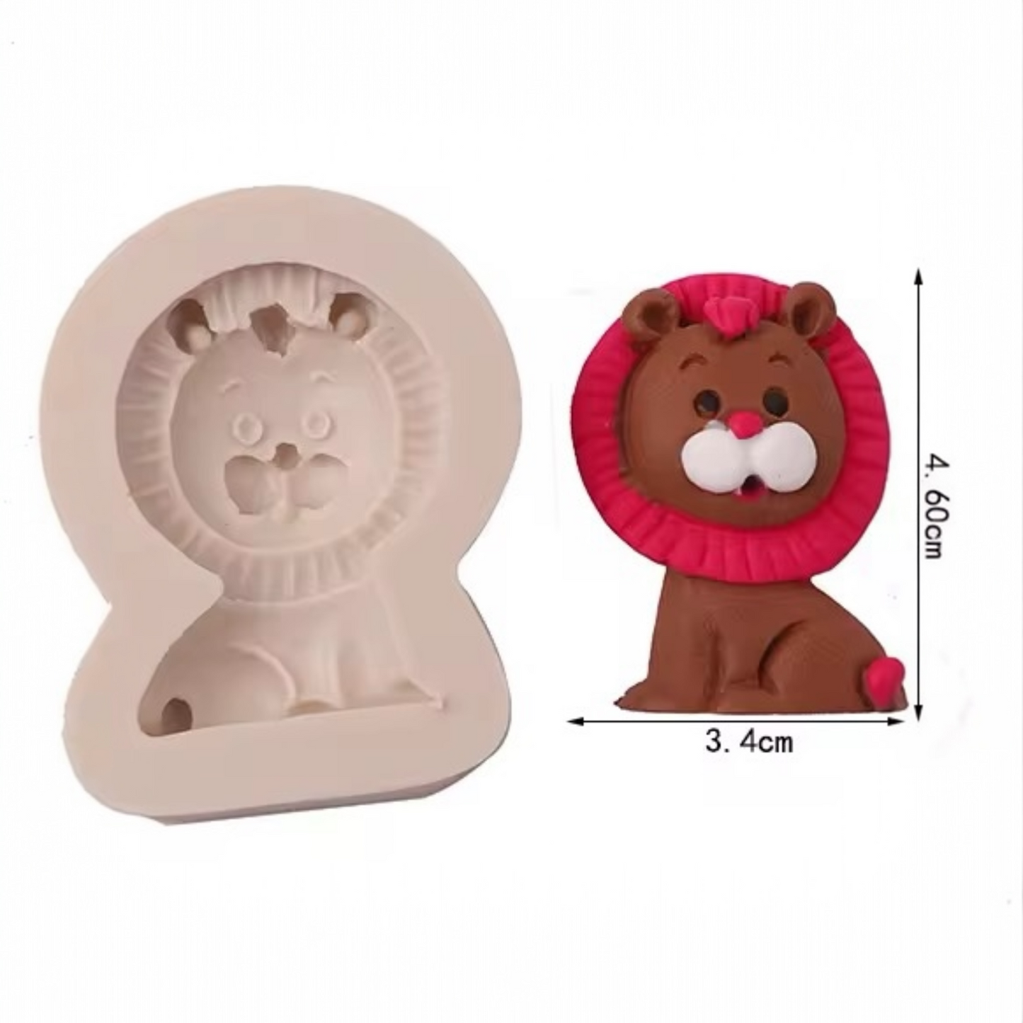 Lion Animal Silicone Mould (27720)