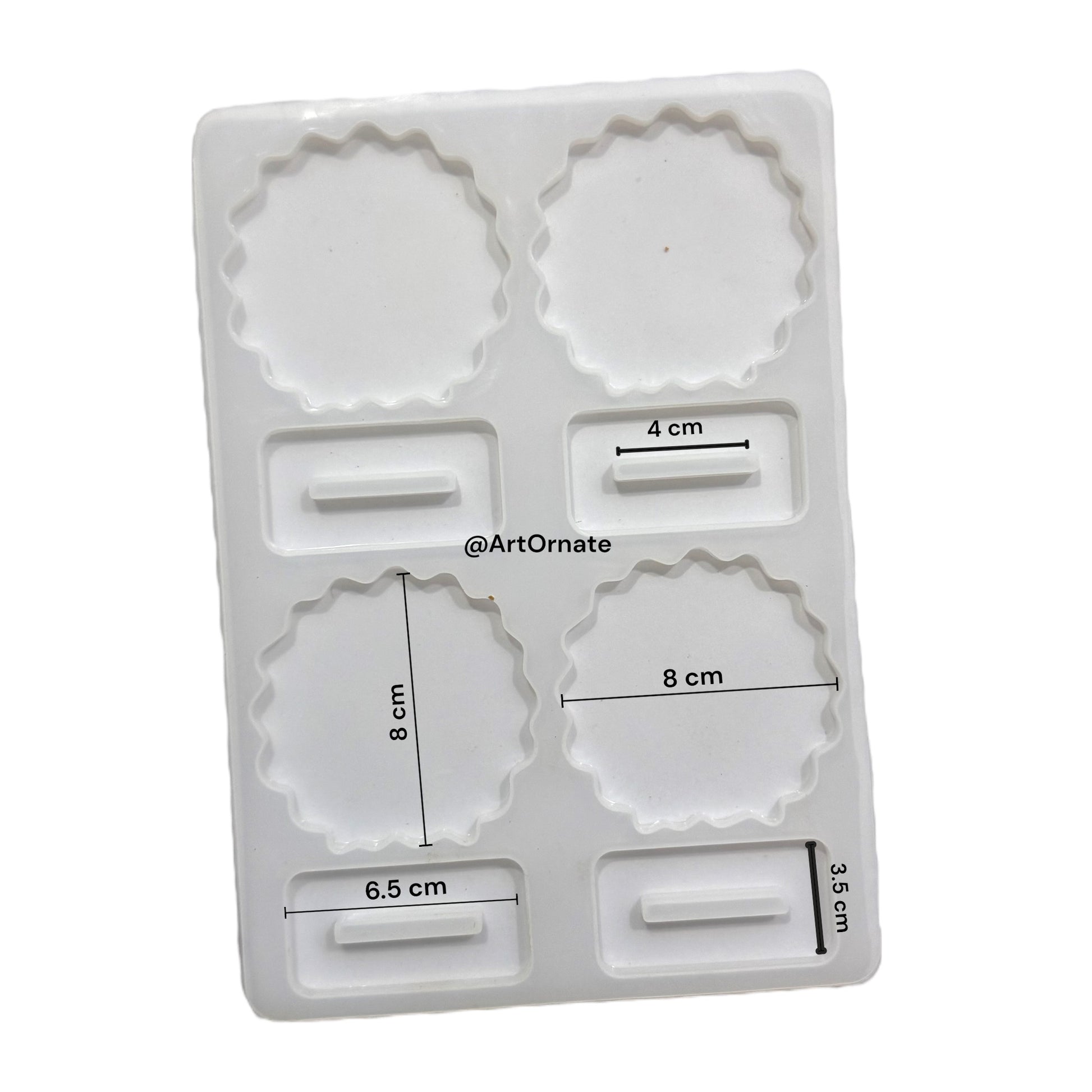 Mini Photo Frame Silicone Mould for Car Dashboard Resin Craft – Durable, Reusable Mould by ArtOrnate for DIY Resin Artists Across India