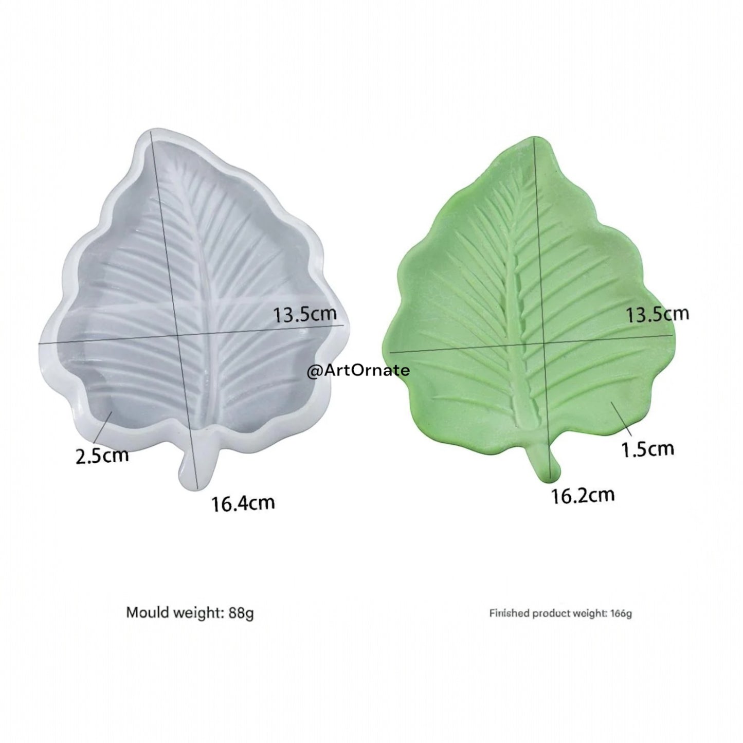 Leaf Tray Silicone Mould (SM1078)