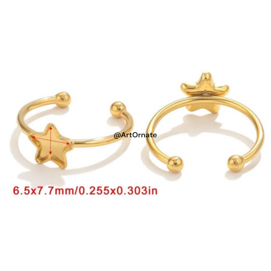 High quality metal ring bezel for handmade resin jewelry makers