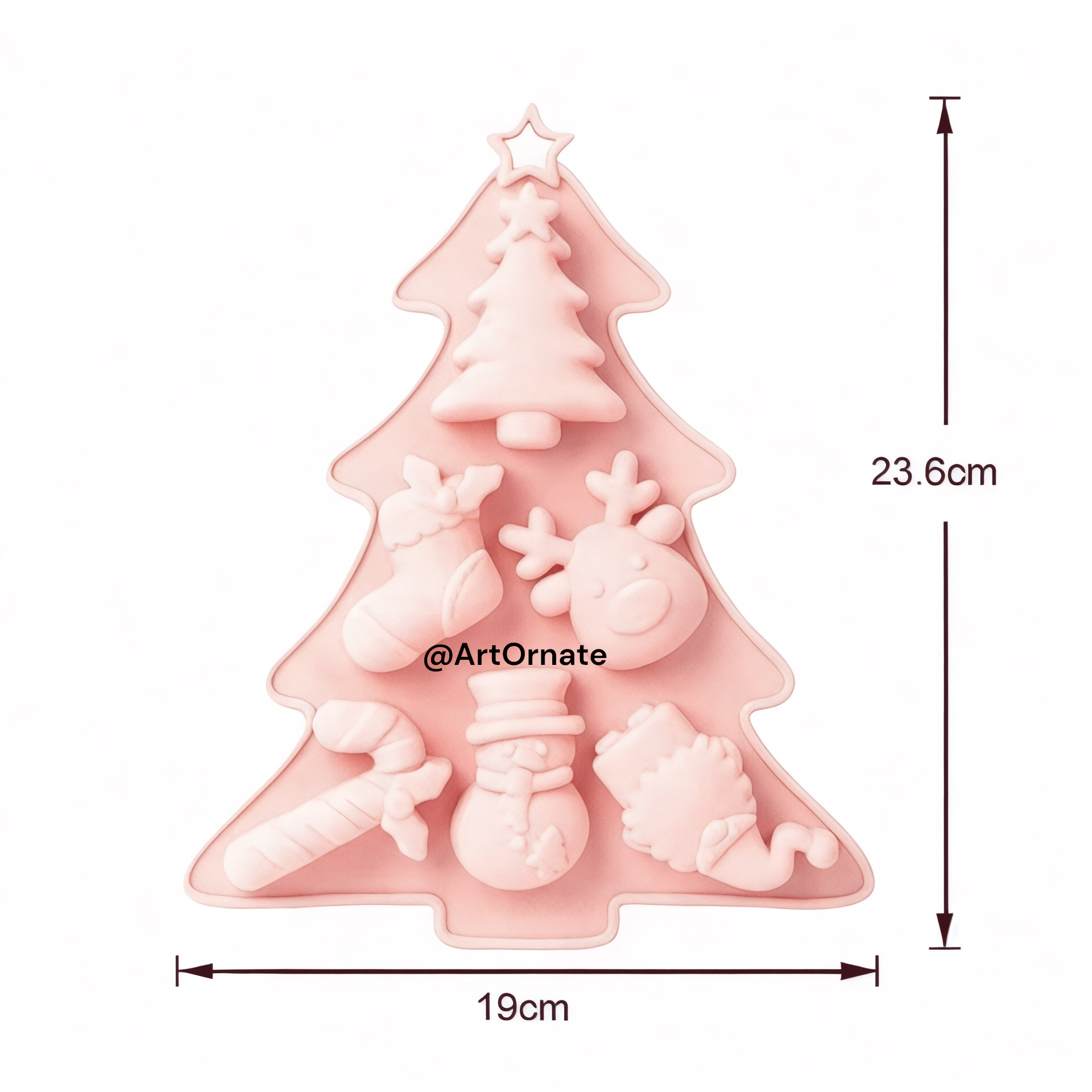 Festive candle making silicone mould for Christmas gifts – ArtOrnate