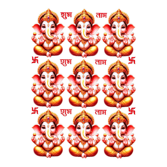 Ganeshji UV DTF Sticker (UV133) for resin art, keychains, bookmarks and DIY crafts