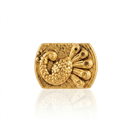 Peacock Rakhi Metal Charm (MC001)