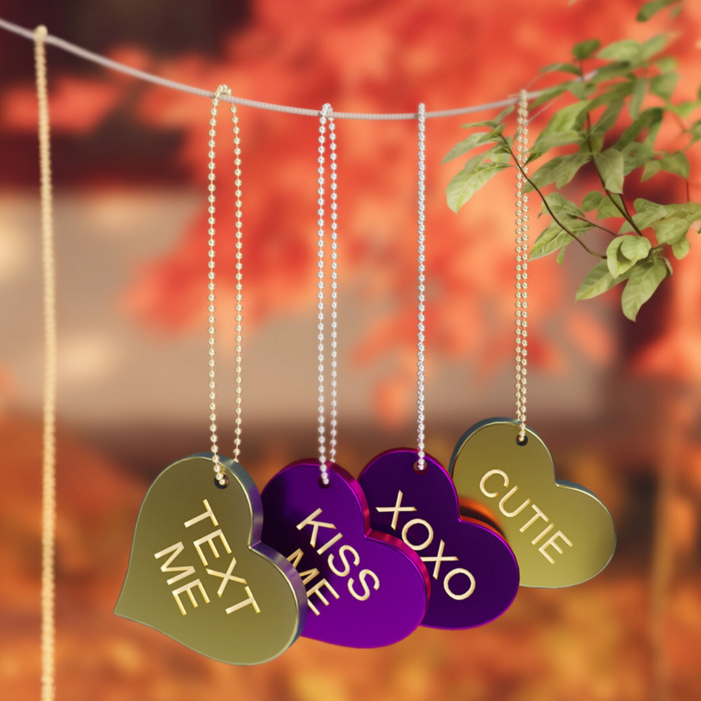 Heart Love Message Silicone Mould