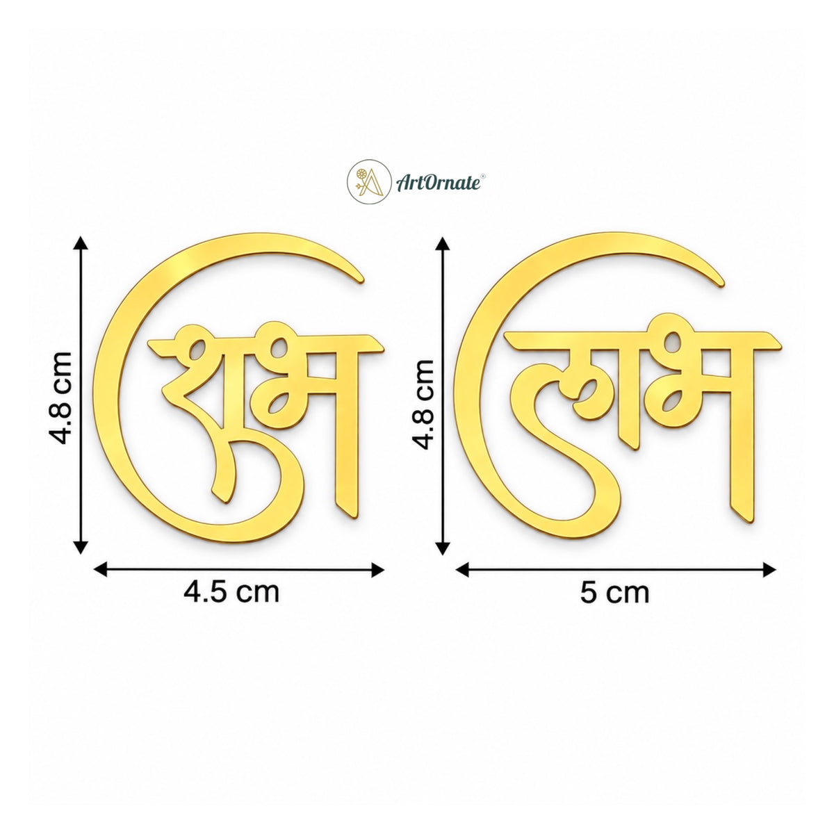 Designer Shubh Labh Acrylic Cutout (2)