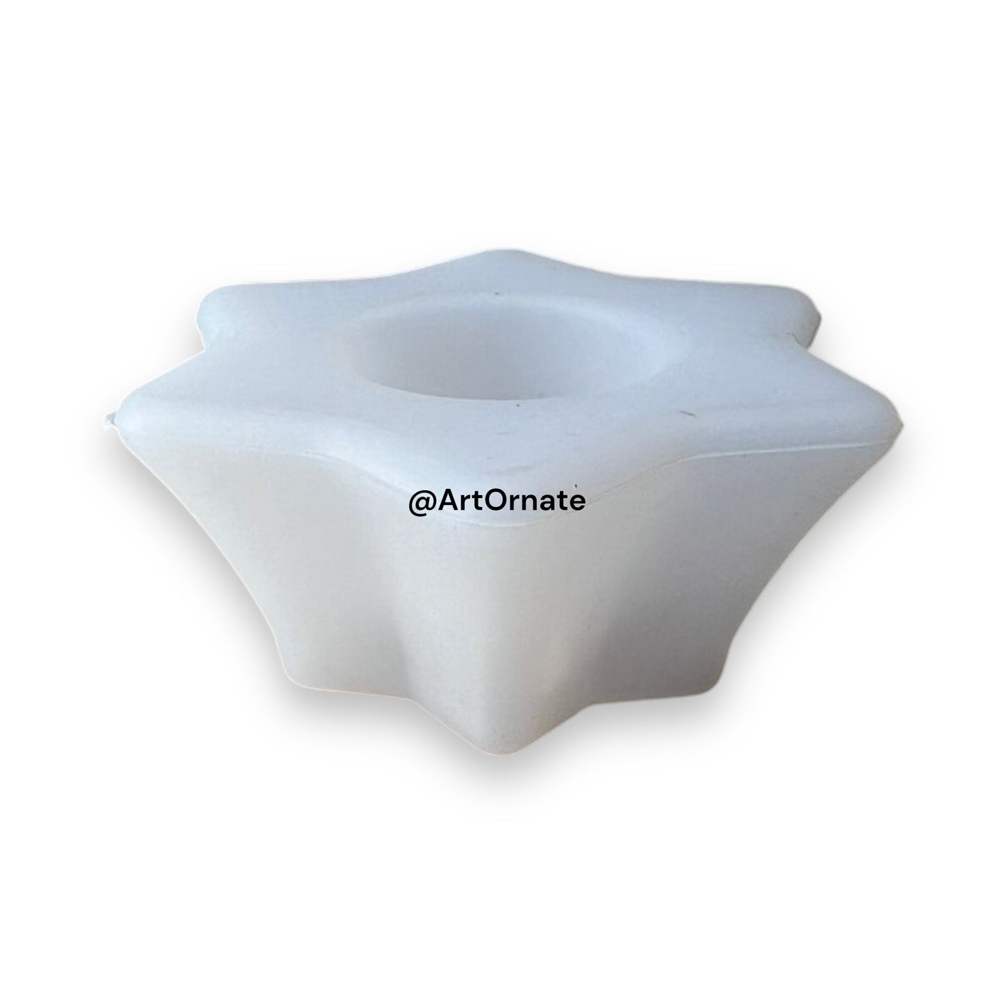 New Star Tea Light Candle Holder Silicone Mould