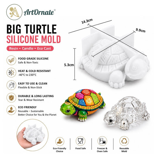Big Turtle Silicone Mould