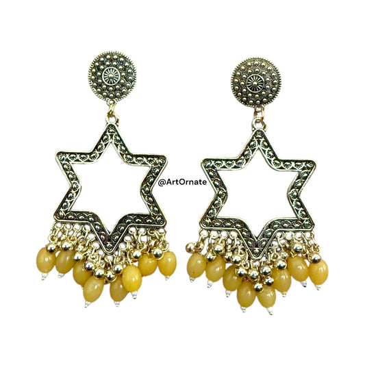 Resin Jhumka Earrings - J9