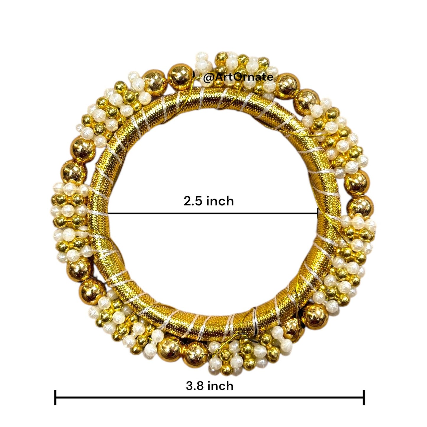 ArtOrnate Decorative Pearl Ring for Resin Diya and Pooja Thali – Resin Art Material Online for Indian Crafters