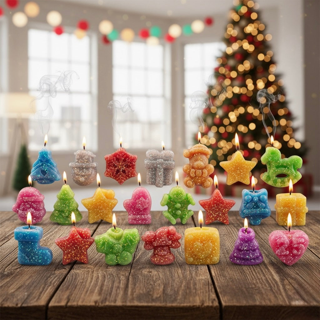 Christmas silicone mould with multiple fingers for candle making India – ArtOrnate