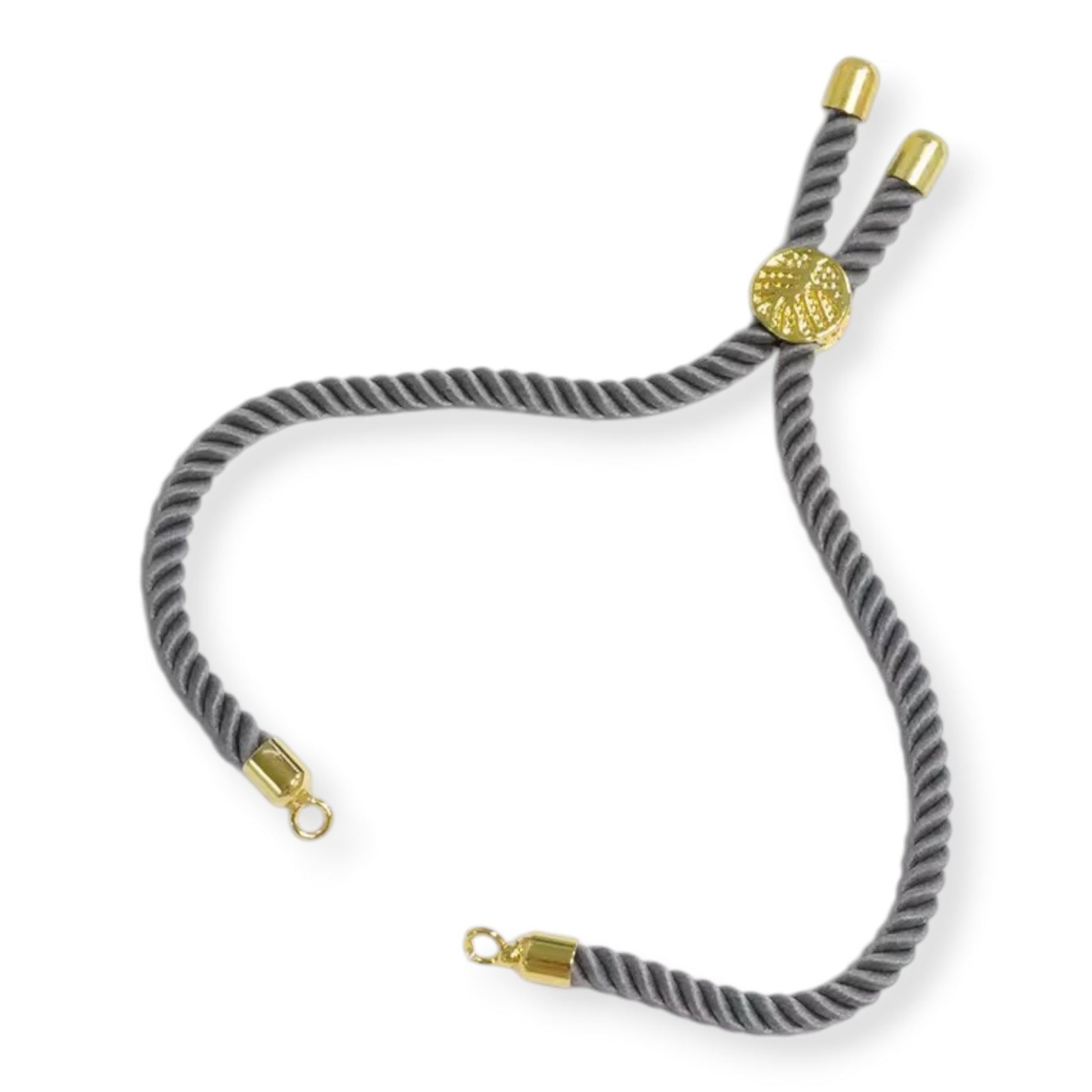Hexagonal resin charm Rakhi jewelry on a thick, dark-brown twisted cotton thread chain.