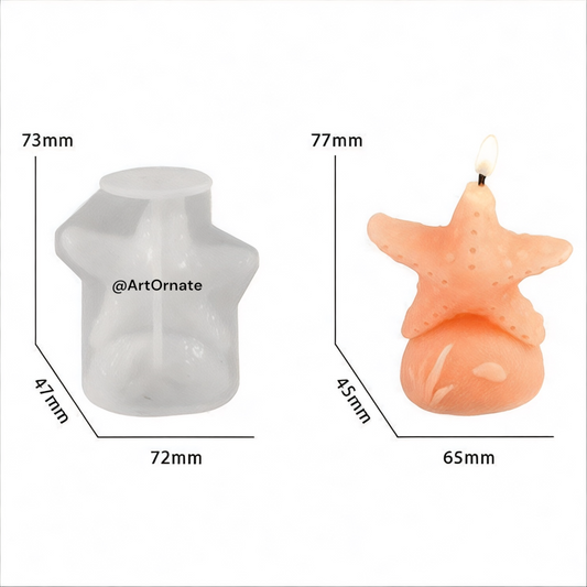 Star Fish Candle Silicone Mould (SM0859)