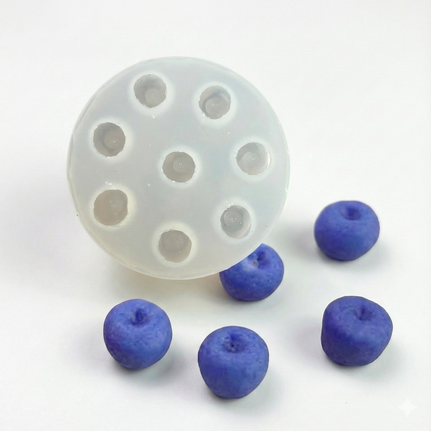 Durable and reusable raspberry candle mold suitable for soy wax and beeswax.