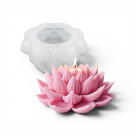 Lotus Candle Silicone Mould (103128)