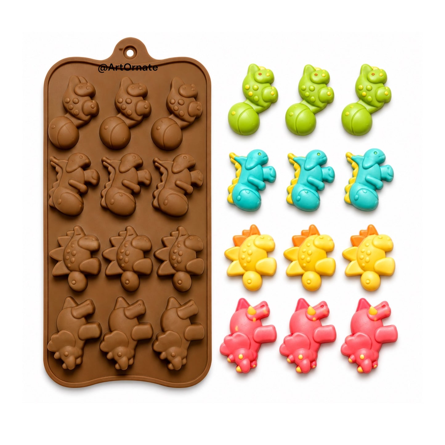 Mini Dinosaur Silicone Mould