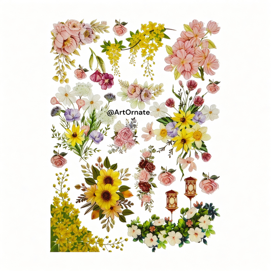 Ultra Clear UV DTF Stickers for Resin Art Accessories