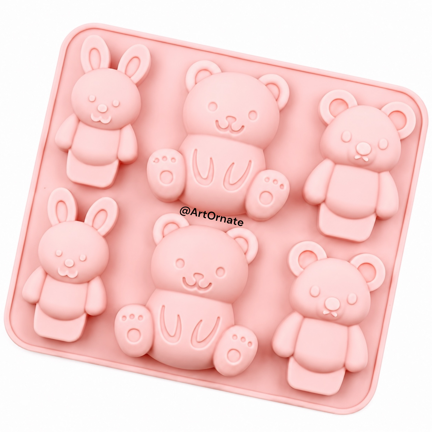 Bear & Rabbit Silicone Mould