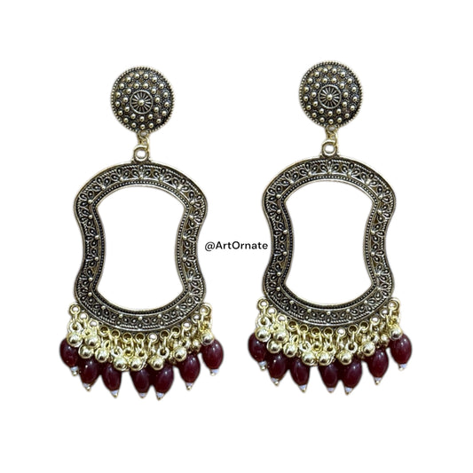 Resin Jhumka Earrings - J43