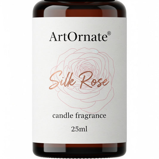 Silk Rose Candle Fragrance Oil - Premium Aroma for Candle Making