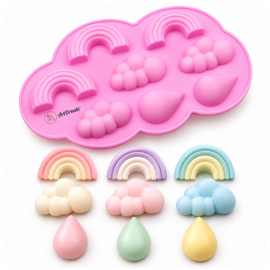 Rainbow Cloud Silicone Mould
