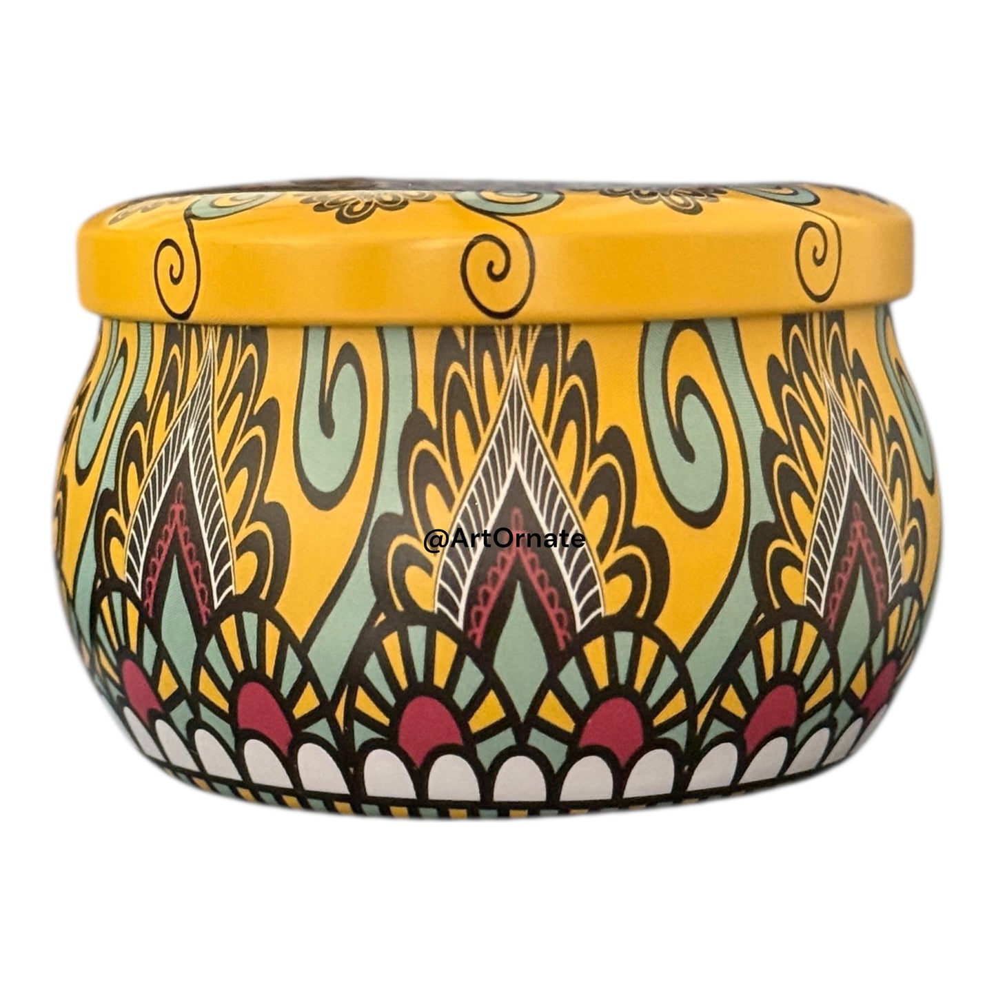 Premium Candle Tin Jar – Durable, Heat-Resistant Metal Containers for Candle Making in India - P