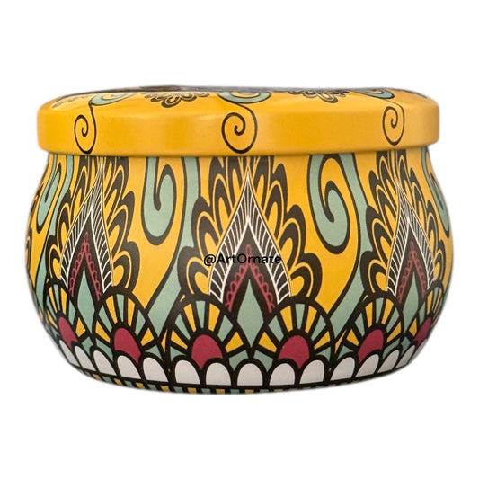 Premium Candle Tin Jar – Durable, Heat-Resistant Metal Containers for Candle Making in India - P