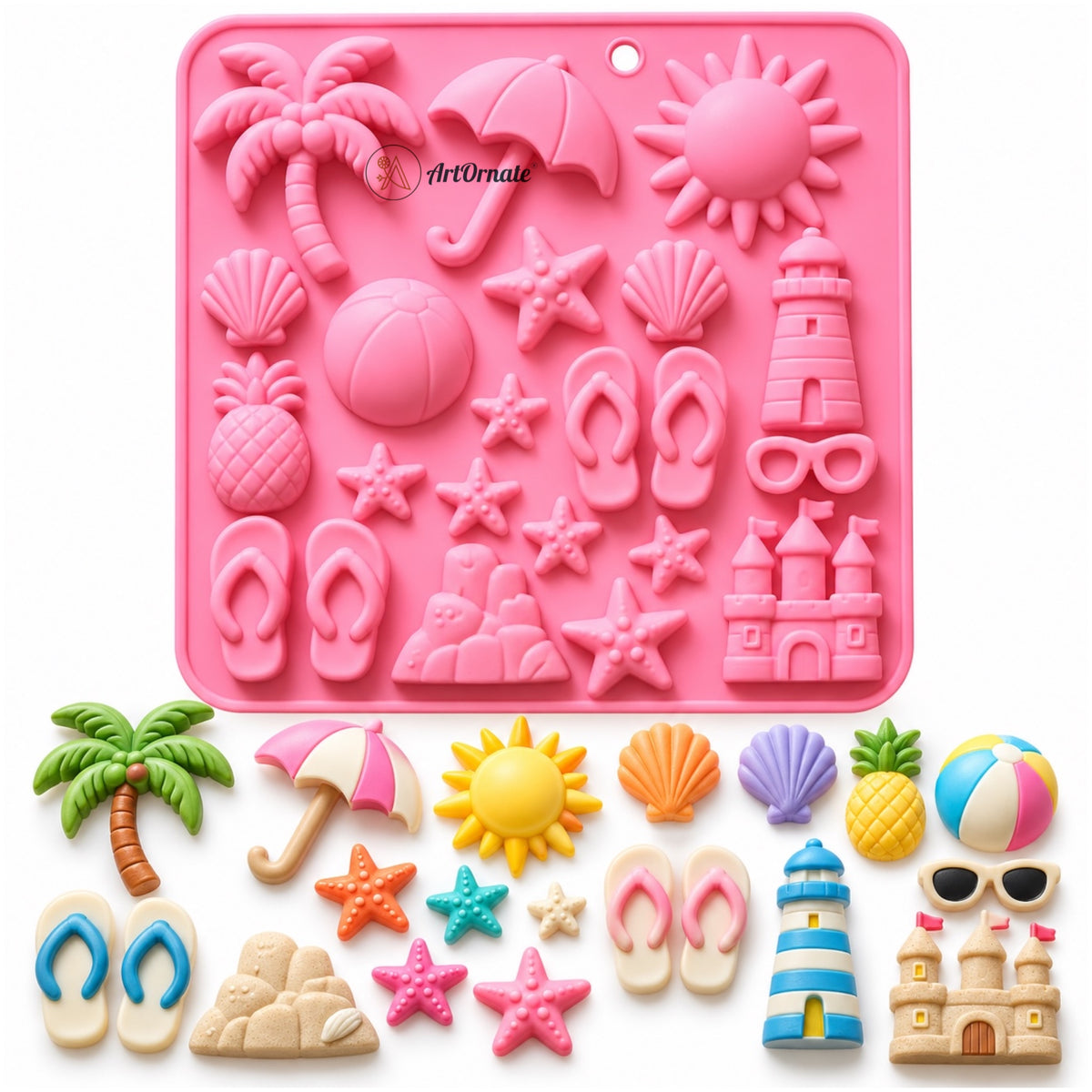 Beach Theme Silicone Mould