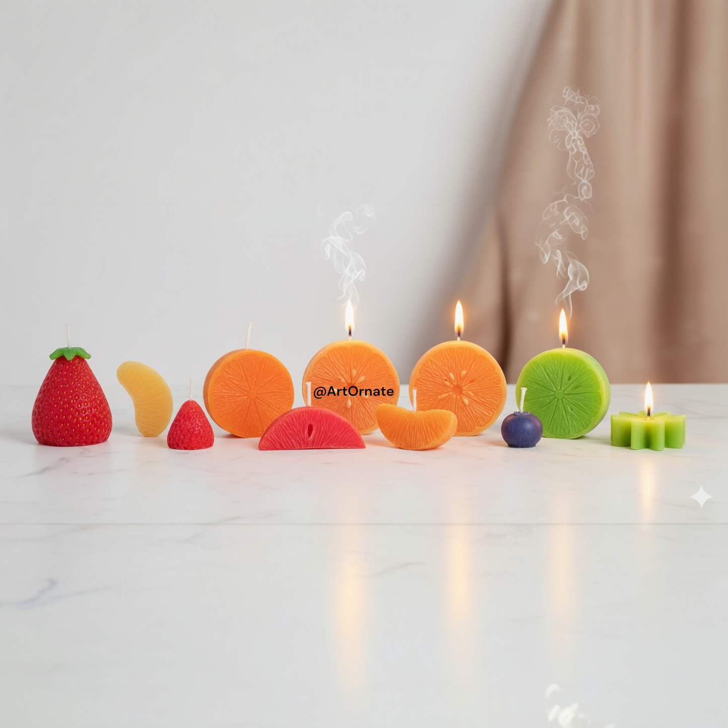 Mix Fruit Candle Silicone Mould (HBR 20-3)