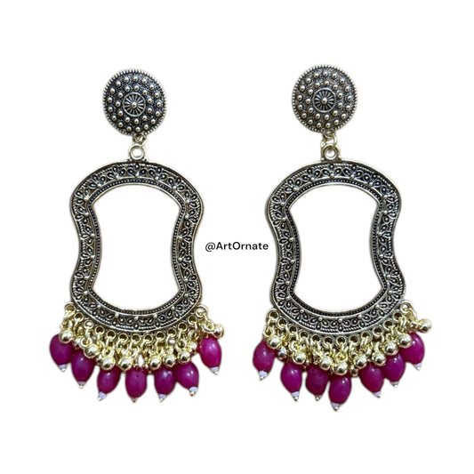 Resin Jhumka Earrings - J44