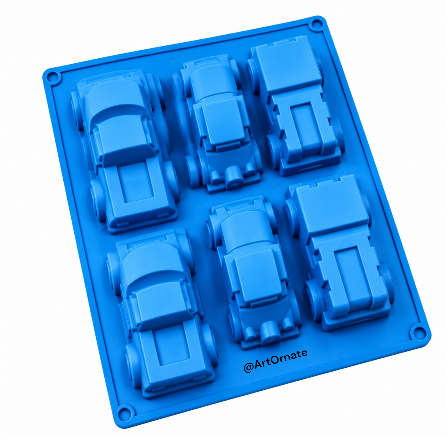 6 Cavities Car Silicone Mould