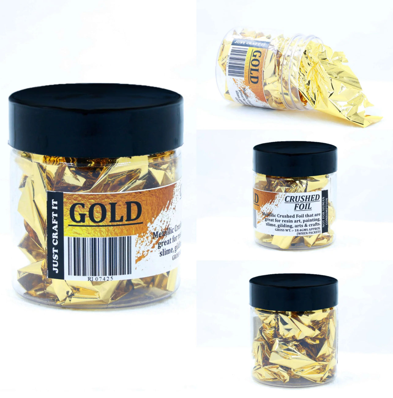 PREMIUM CRUSHED GOLD FOIL