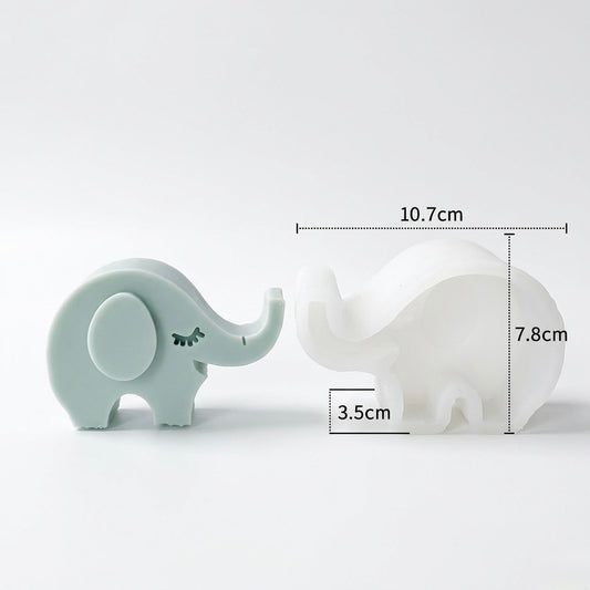 Highly detailed elephant silicone mould by ArtOrnate for resin art figurines and Vastu-inspired home décor.