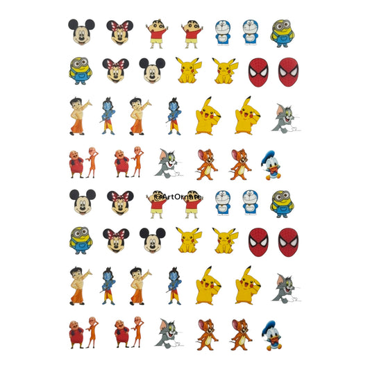 Cartoon Character Colour Insert Sheet (CIS16)
