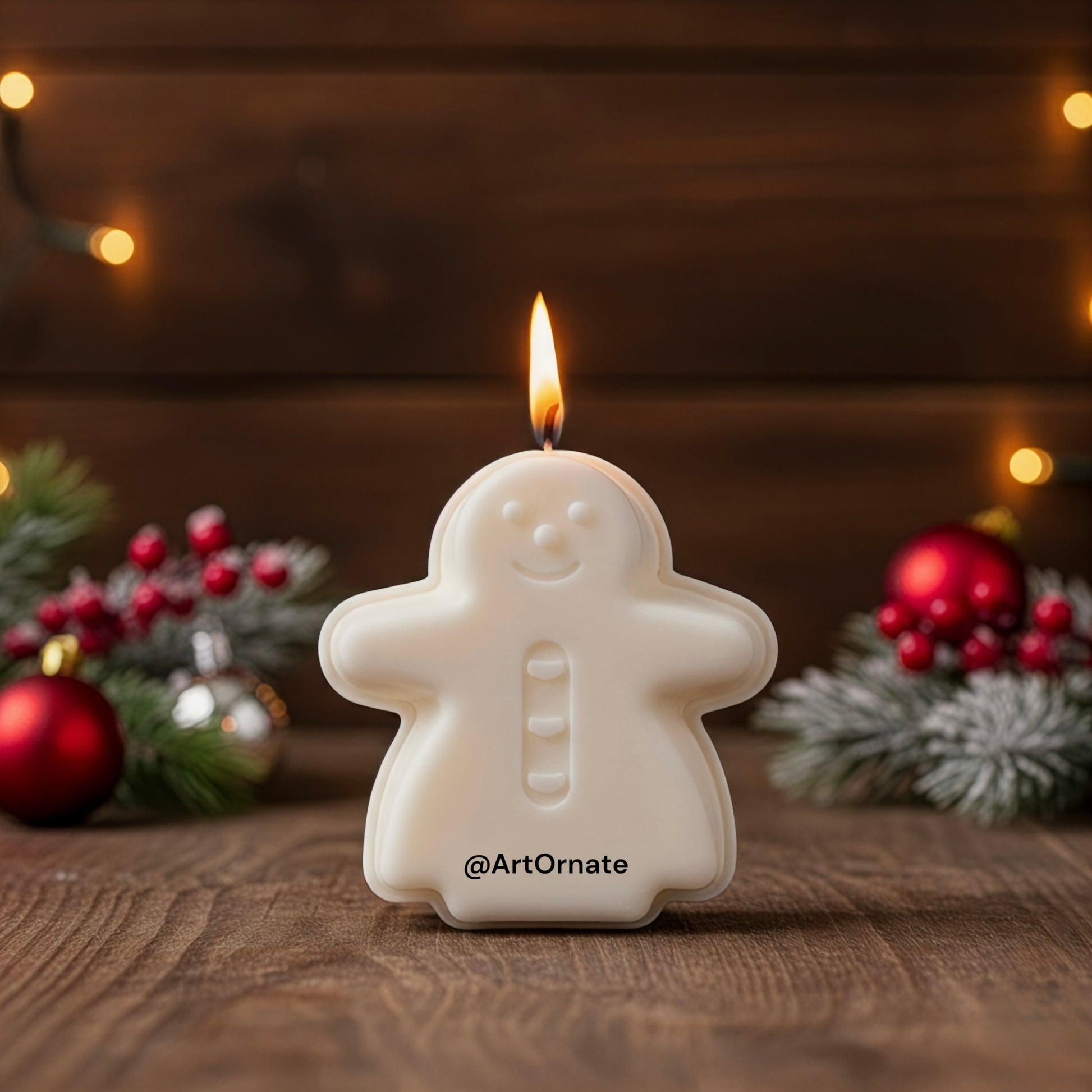 Premium Quality Christmas Candle Silicone Mould in India