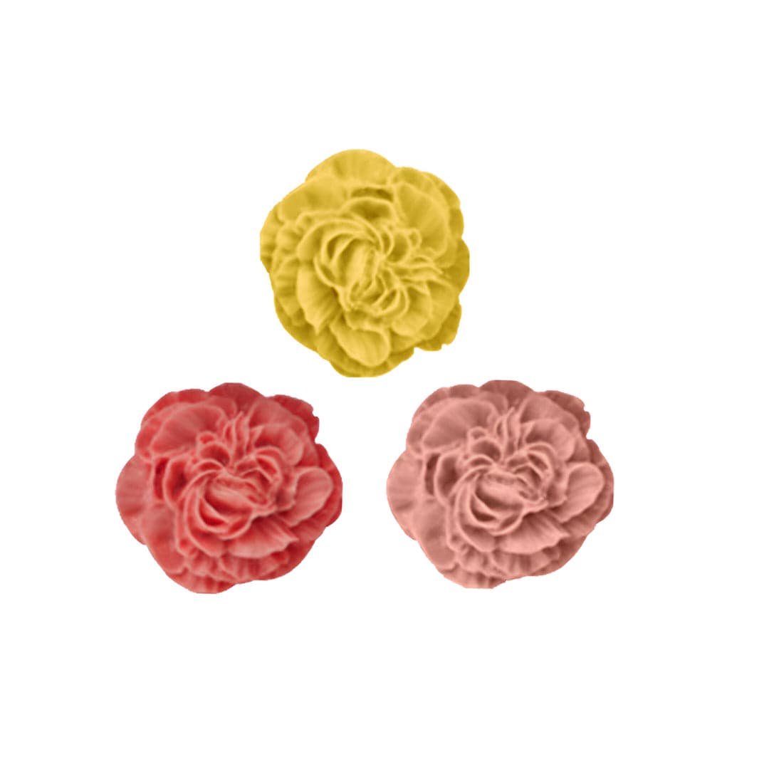 Mini flower candle making silicone mould with 3 cavities, premium mould for decorative candles, gifting and DIY candle projects